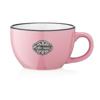 ARDESTO Чашка Floerino, 480 мл, рожева, кераміка