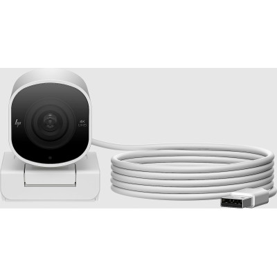 Вебкамера HP 960 Streaming, 4K, 30fps, auto focus, сріблястий