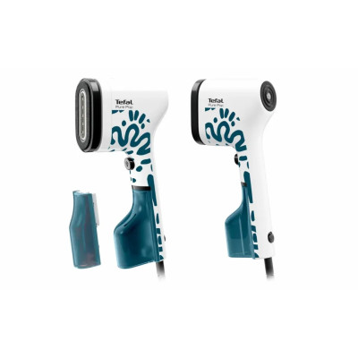 Відпарювач Tefal компактний Pure Pop Home & Travel, 1300Вт, 70мл, постійна пара - 20гр, біло-синій