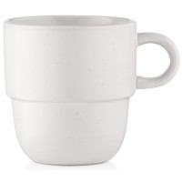 ARDESTO Чашка Trento, 390 мл , біла, кераміка