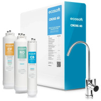 Фільтр зворотного осмосу Ecosoft Cross60, мембрана 400gpd Фільтр зворотного осмосу Ecosoft Cross60, мембрана 400gpd