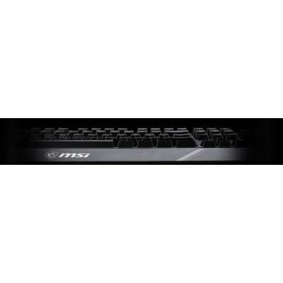 Клавіатура мембранна MSI Vigor GK20 UA 104key, USB-A, EN/UKR/RU, ColorLED, чорний