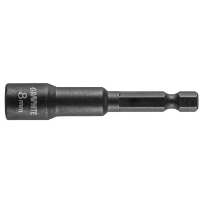 Graphite 56H551 Головка торцева ударна з магнітом, 8 мм, сталь S2