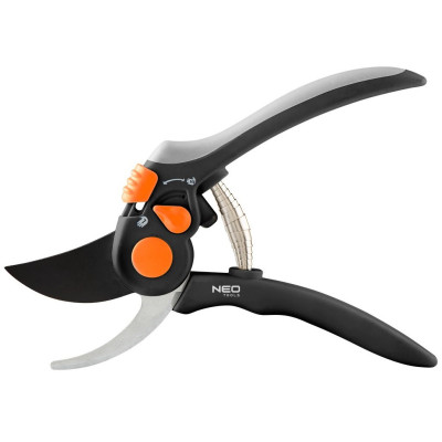Секатор плоскостной Neo Tools, d реза 18мм, 200мм, 248г