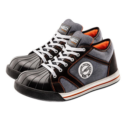 Напівчеревики робочі Neo Tools, сталевий підносок, SB SRA, СЕ, р.42(28см), чорно-сірий