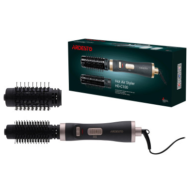 Фен-щітка ARDESTO Gemini, 1000Вт, 2 режими, чорний