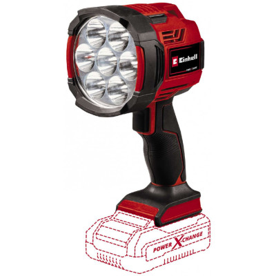 Ліхтар Einhell TE-CL 18/2500 LiAC - Solo акум., PXC, 2500 лм, 18В, 6500 К, 7 LED, 18/12В, 0.6 кг (без АКБ і ЗП) (4514145)