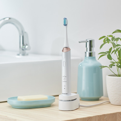 Щітка зубна електр. Panasonic, 31т. колив/хв, насадок-1, білий