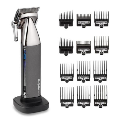 Машинка для стриження Babyliss Super-X Metal Series, мережа+акум., вібраційний мотор, насадок-10, кейс, чохол, гребінець у компл., сталь, сірий Машинка для стриження Babyliss Super-X Metal Series, мережа+акум., вібраційний мотор, насадок-10, кейс, чохол, гребінець у компл., сталь, сірий