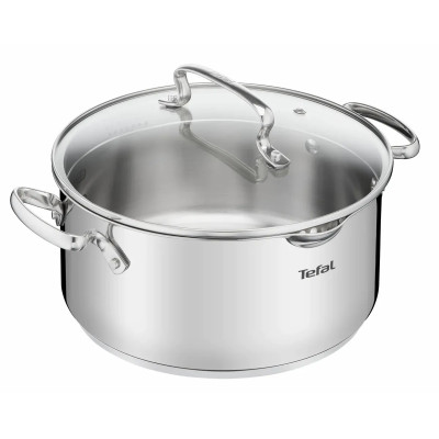 Tefal Каструля DUETTO+, 5л, з кришкою, нержавюча сталь, скло Tefal Каструля DUETTO+, 5л, з кришкою, нержавюча сталь, скло