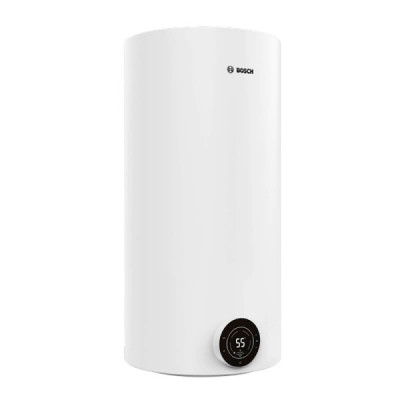 Водонагрівач електр. BOSCH круглий Tronic 4000T, 100л, 2кВт, сухий тен, вертикальний монтаж, електр. кер-ння, B, білий Водонагрівач електр. BOSCH круглий Tronic 4000T, 100л, 2кВт, сухий тен, вертикальний монтаж, електр. кер-ння, B, білий