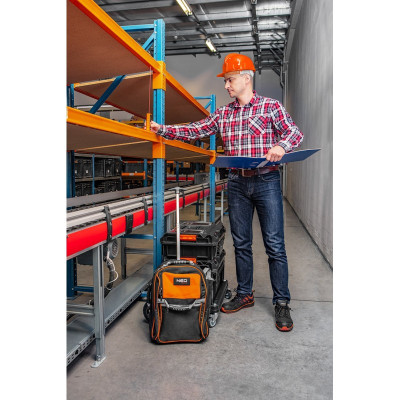 Каска захисна Neo Tools, пластик поліпропілен HDPE, пряжка для регулювання, помаранчевий Каска захисна Neo Tools, пластик поліпропілен HDPE, пряжка для регулювання, помаранчевий