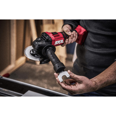 Шліфмашина кутова акумуляторна SKIL 3923 CA 125мм 20В безщіткова 10000об/хв плав. пуск 1.63кг без АКБ та ЗП