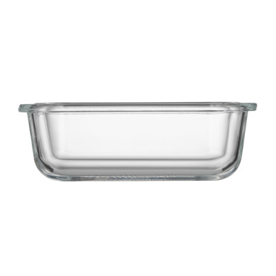 Контейнер для хранения пищевых продуктов Ardesto Gemini 0.38л, боросиликатное стекло, пластик, прямоугольный, прозрачный
