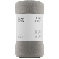 Плед ARDESTO Fleece 130x160см, 100% поліестер, сірий світлий