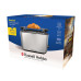 Тостер Russell Hobbs Heaton, нержав., підігрів,разморозка, чорний+нерж