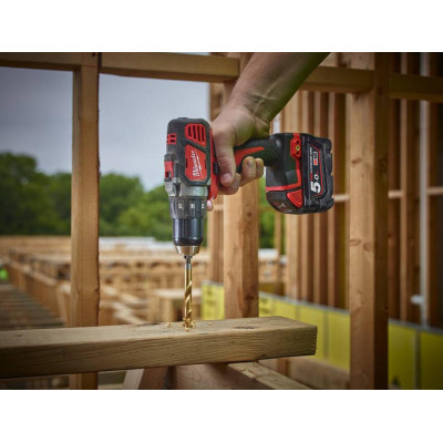 Набір свердел по металу Milwaukee RedHEX Shockwave HSS-TiN, 2-10мм, кейс, 19шт Набір свердел по металу Milwaukee RedHEX Shockwave HSS-TiN, 2-10мм, кейс, 19шт