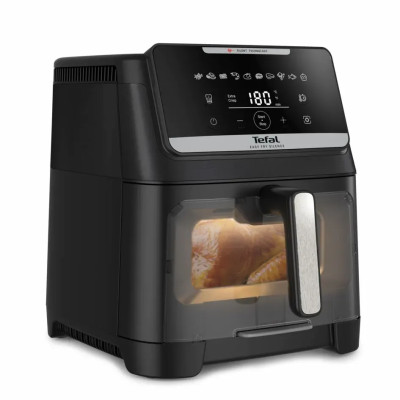 Мультипіч Tefal Easy Fry Silence XXL, 1800Вт, чаша-7л, сенсорне керув., 10 програм, з віконцем, пластик, чорний