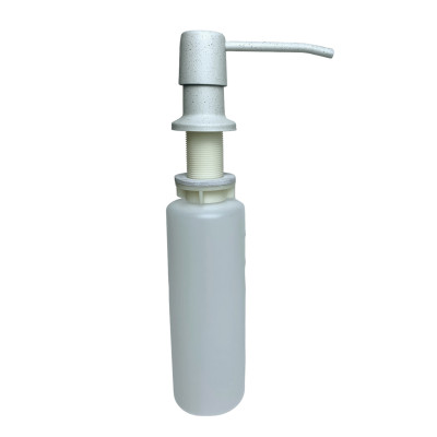 Набір кухонний Adamant Horizon, штучний камінь, прямокут., з крилом, 780х495х230мм, чаша - 1, врізна, Old stone + змішувач + дозатор + ополіскувач склянок + коландер Набір кухонний Adamant Horizon, штучний камінь, прямокут., з крилом, 780х495х230мм, чаша - 1, врізна, Old stone + змішувач + дозатор + ополіскувач склянок + коландер