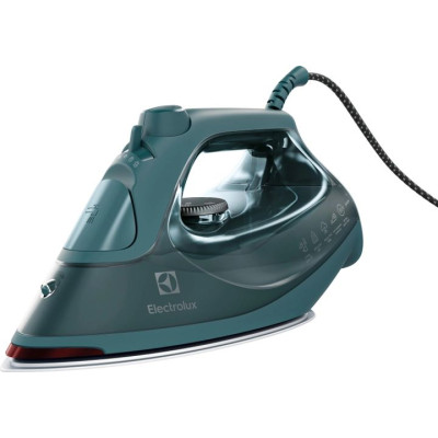 Утюг Electrolux, 2600Вт, 330мл, паровой удар 210гр, керам. подошва, зеленый (E6SI1-6PG)