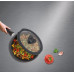 Кришка Tefal Ingenio 26см, скло, силікон, прозоро-чорний