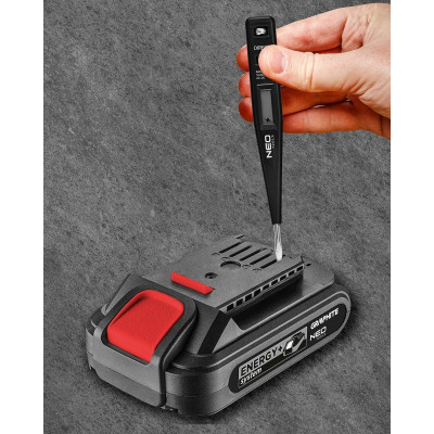 Neo Tools Детектор напруги, 12-250В, РК-дисплей Neo Tools Детектор напруги, 12-250В, РК-дисплей