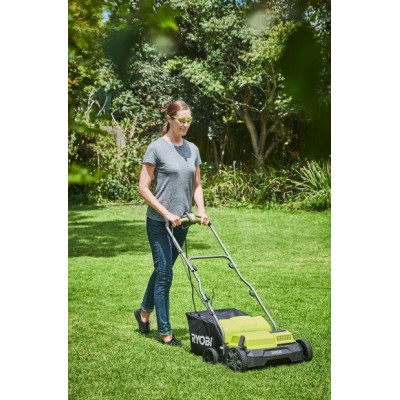 Аэратор-скарификатор Ryobi RY1400SF35B 1400Вт 35см 55л 11.2кг (5133004656)