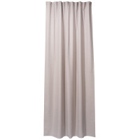 Штора ARDESTO 150х270см, рогожка, 100% поліестер, сірий світлий