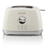 Тостер Gorenje 900Вт, пластик/металл, бежевый (T900RL)