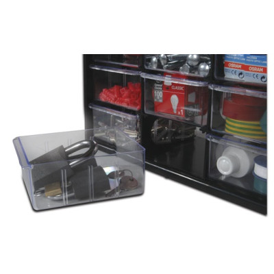 Органайзер вертикальний Stanley, 39 контейнерів, 44.5х36.5x16см, пластик Органайзер вертикальний Stanley, 39 контейнерів, 44.5х36.5x16см, пластик