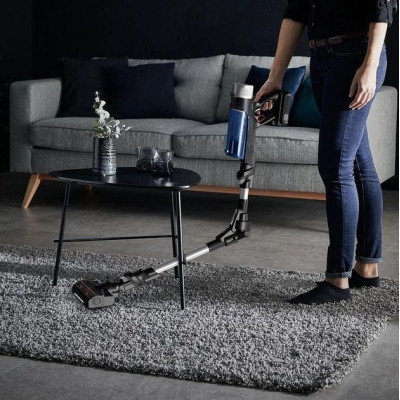 Rowenta Пилосос безпровідний X-Force 9.6 Aqua Allergy, 250Вт, конт пил -0,44л, срібно-синій Rowenta Пилосос безпровідний X-Force 9.6 Aqua Allergy, 250Вт, конт пил -0,44л, срібно-синій