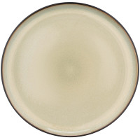 Тарілка обідня ARDESTO Bolzano, 26.6см, кераміка, чорно-зелений