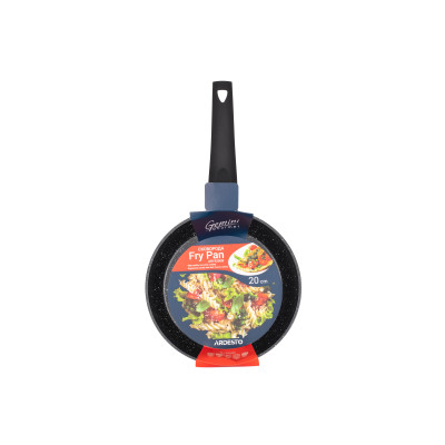 ARDESTO Сковорода Gemini Gourmet Spoleto 20 см, чорний, алюміній ARDESTO Сковорода Gemini Gourmet Spoleto 20 см, чорний, алюміній