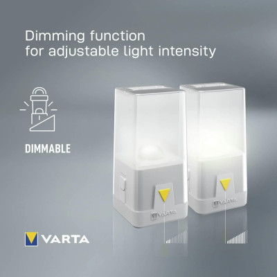 VARTA Ліхтар кемпінговий Ambiance L10 , IP54, до 150 люмен, до 250 годин роботи, 3хАА VARTA Ліхтар кемпінговий Ambiance L10 , IP54, до 150 люмен, до 250 годин роботи, 3хАА