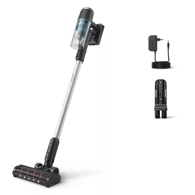 Пилосос Philips безпровідний 3000 Series, конт пил -0.27л, автон. робота до 60хв, вага-1.5кг, турборежим, сірий (XC3031/01)