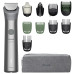Тример Philips Series 5000, для бороди, голови та тіла, насадок-11, сталь, сірий