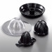 Соковитискач Russell Hobbs Colours Plus цитрус-прес 600Вт, 2 насадки в комплекті, пластик, червоний