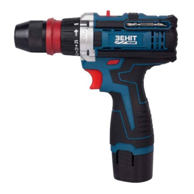 Шурупокрут-дриль акумуляторний Зеніт Профі ЗПША-12/20 DFR 12В 2х2А·год 25Нм 350·1500об/хв 1кг Шурупокрут-дриль акумуляторний Зеніт Профі ЗПША-12/20 DFR 12В 2х2А·год 25Нм 350·1500об/хв 1кг