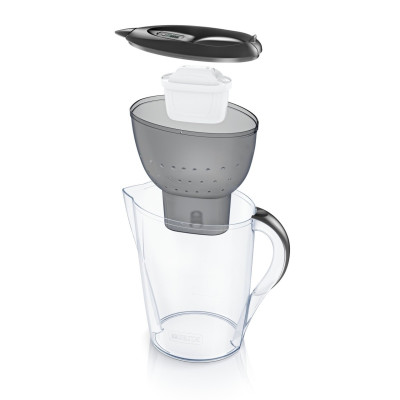 Фільтр-глечик Brita Marella Memo MXPro 2.4л (1.4л очищеної води) з фільтр-картриджем графіт 3шт Фільтр-глечик Brita Marella Memo MXPro 2.4л (1.4л очищеної води) з фільтр-картриджем графіт 3шт