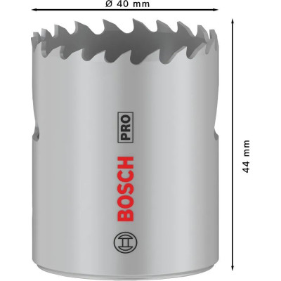 Коронка Bosch Professional Multi Material 40мм з різьбою