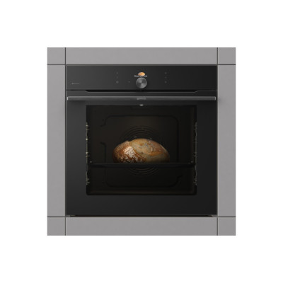 Духова шафа Gorenje електрична, 77л, A+, TouchFree, дисплей, мультисист, Wi-Fi керування, піроліз, готув. на різн рівнях, чорний