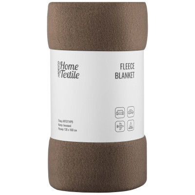 Плед ARDESTO Fleece, 130x160см, 100% поліестер, бежевий