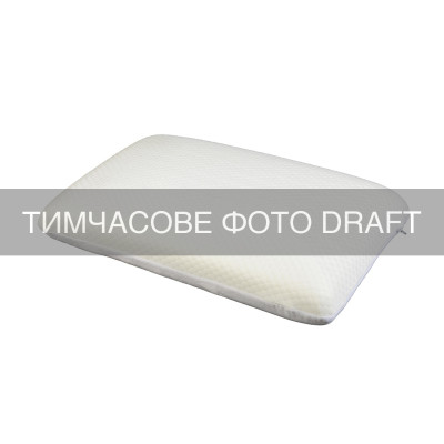 Подушка ортопедична ARDESTO Sleepwell Warm&Cold 60х40см, подрібнена піна меморі, білий Подушка ортопедична ARDESTO Sleepwell Warm&Cold 60х40см, подрібнена піна меморі, білий