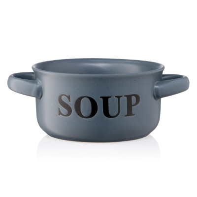 ARDESTO Бульйонниця Alcor, 550 мл, синя, кераміка ARDESTO Бульйонниця Alcor, 550 мл, синя, кераміка