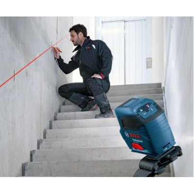 Нівелір лазерний Bosch Professional GLL 2-10 до 10м ±0.3мм/м червоний промінь IP 54
