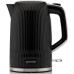 Электрочайник Gorenje 1.7л, Strix-контроль, черный матовый