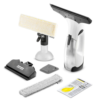 Karcher Пилосос віконний WV 2 PLUS NP, вода -0.1л, автон. робота до 35хв, вага-0.6кг, білий Karcher Пилосос віконний WV 2 PLUS NP, вода -0.1л, автон. робота до 35хв, вага-0.6кг, білий