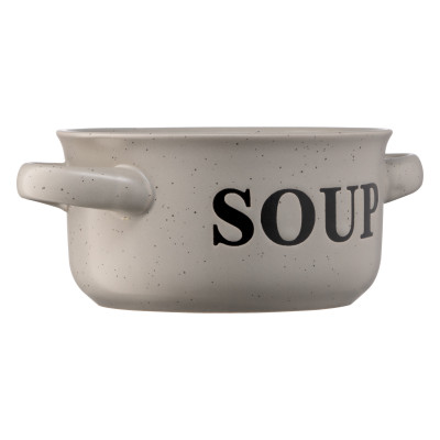 ARDESTO Бульйонниця Alcor, 550 мл, сіра, кераміка ARDESTO Бульйонниця Alcor, 550 мл, сіра, кераміка