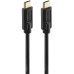 HAMA Кабель заряджання/синхронізації USB-С > USB-C, 1,5м ,чорний
