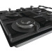Gorenje Варильна поверхня газова на склі, 60см, чавун, чорний